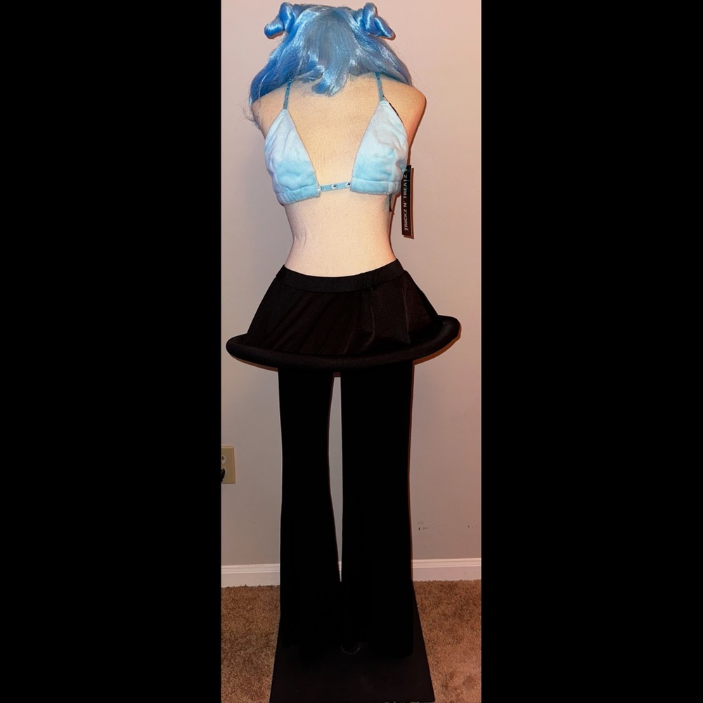 Dolls Kill Trickz N Treatz Blue Alien Costume Set NWT Large